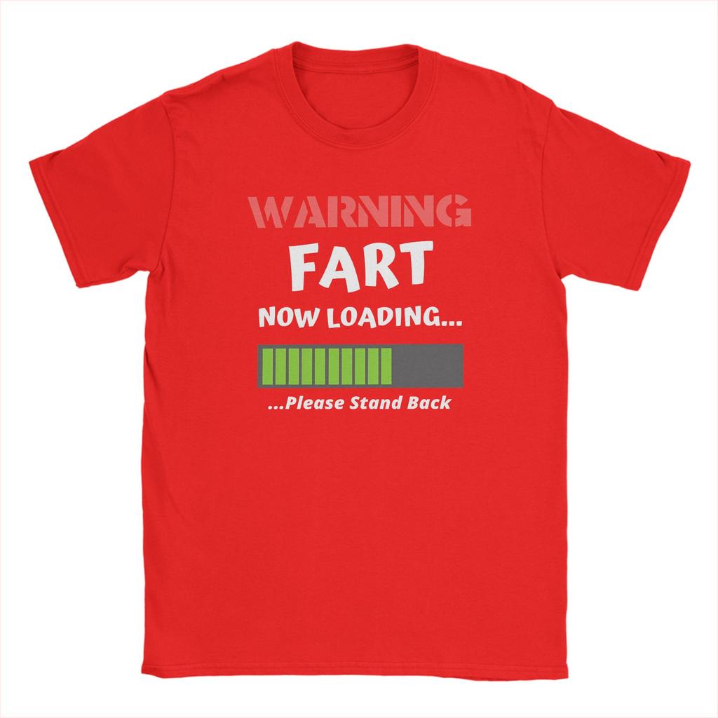 Warning Fart Now Loading TShirt Summer Harajuku T Shirts Unisex Cotton Breathable Oversized Tees Short Sleeves Vintage Tshirt