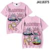 Personalized Cute Cartoon Anime Image 3D Digital Printing Summer Tops Fashion Breathable Children's Short T-shirt