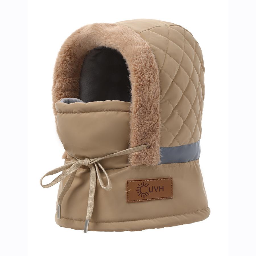 Korean Version Winter Hat Cycling Windproof And Cold Proof Lei Feng Hat Warm Scarf Face Mask Integrated Ear Protection Hood
