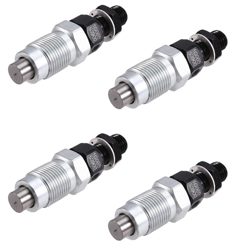 Set Of 4 Fuel Injector For Kubota D905 V1205 V1305 V1505- 1G065-53900 1G065-53902