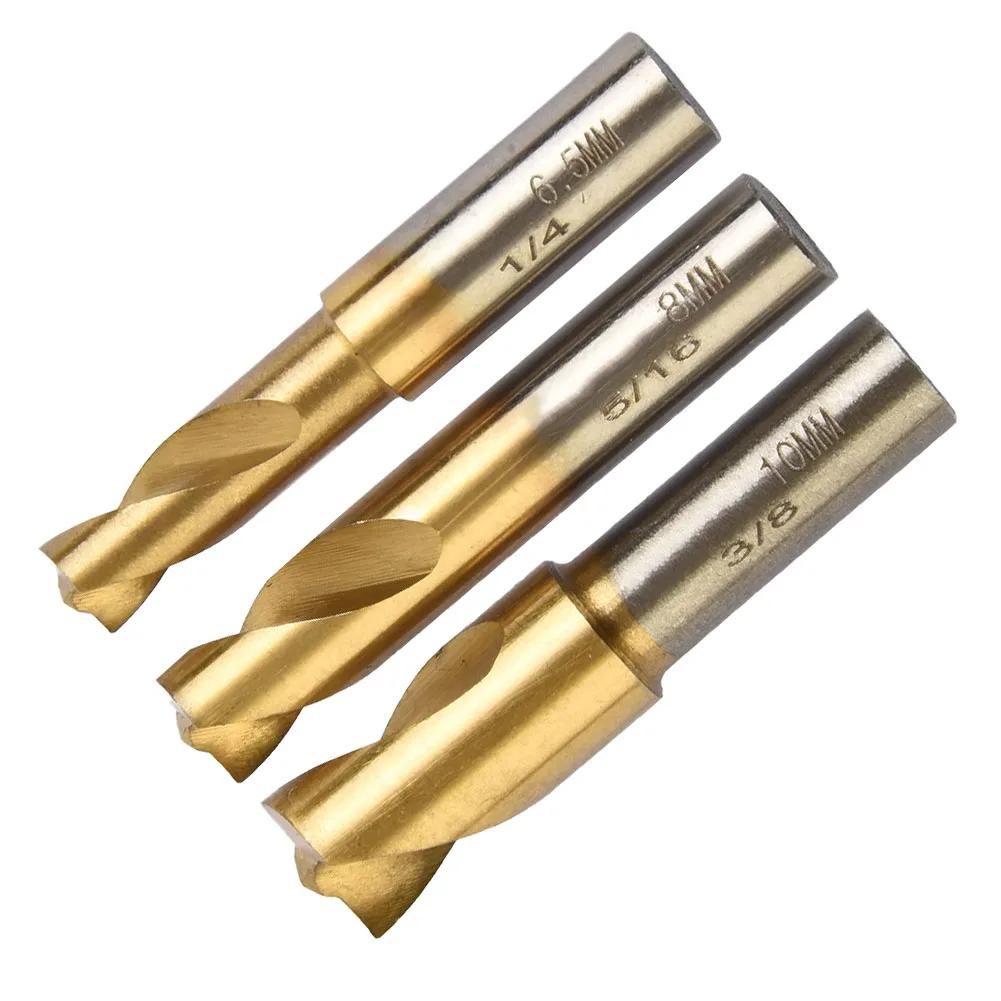Welding Drill Bit Spot Weld Cutter 1pc HSS with Flat Shaft and Centering Nib for Stable and Accurate Drilling Performance