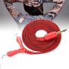 2m Tattoo Power Supply Silicone Clip Cord Tattoo Hook Line for Tattoo Machine (Black)
