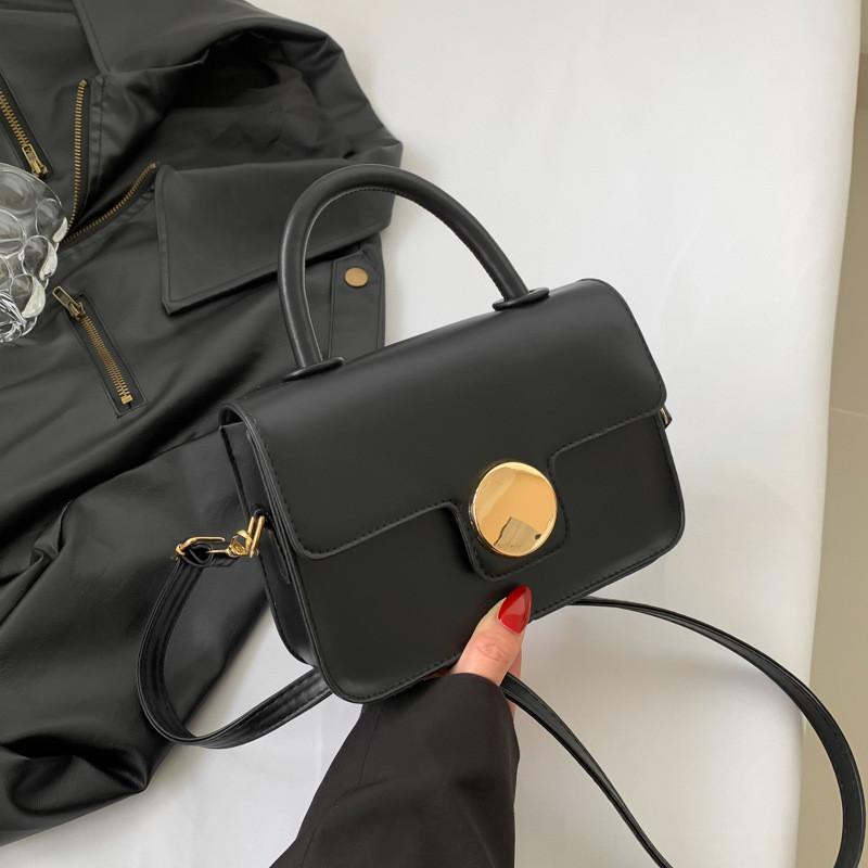 

2024 Spring Fashionable Crossbody Bag Stylish Casual Tote Small Square Bag Chic Unique Design Bag Women Blue чёрный