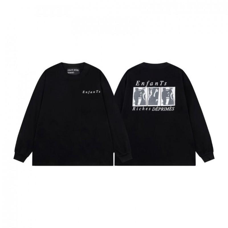 ERD Sad Rich Kid Lip Print Letter Oversized Hoodie Men Women