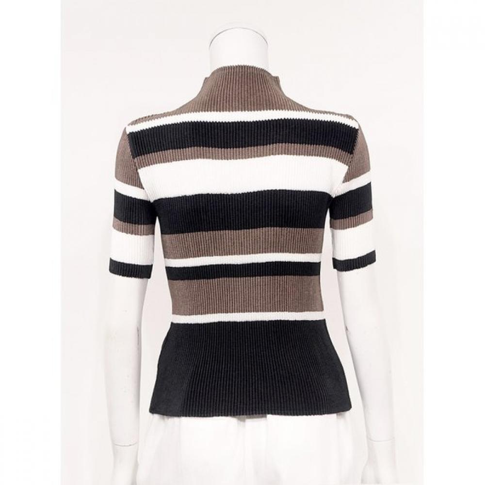 Specchio Tri Color ShorT Sleeve PleaTs T 452 188