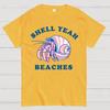 Shell Yeah Beaches Cotton Summer Casual Cool Loose T-Shirt