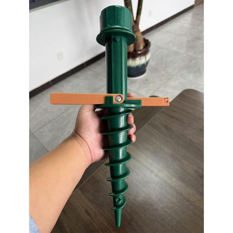 Light Weight Beach Umbrella Stand Universal Angles Regulable Umbrella Pegs Quick Installation On Various Terrains