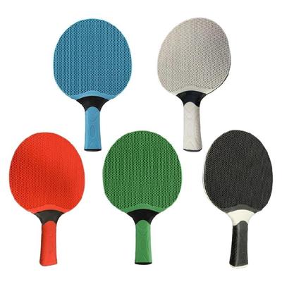 Raquette de Tennis de Table en Caoutchouc Poignée Confortable Raquette Pingpong pour Enfant Adulte Sport