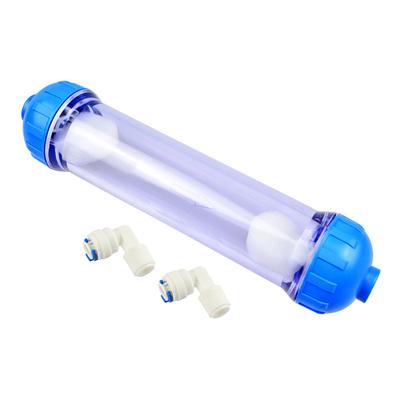 Carcaça de filtro de água DIY Fill T33 Shell Filtro 25,4 cm Garrafa 1/4 "Acessórios para tubo Osmose reversa