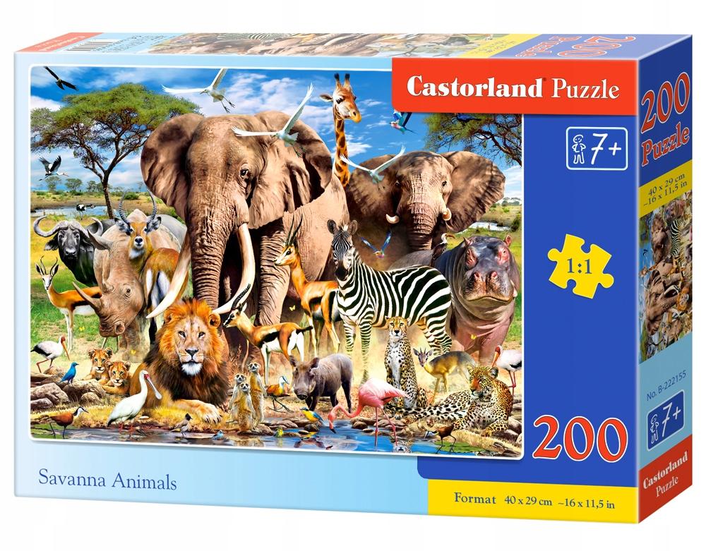 Puzzle 200 B-222155 Savanna Animals
