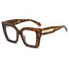 New trendy versatile sunglasses, high-end European and American simple square versatile men's and women's sunglasses