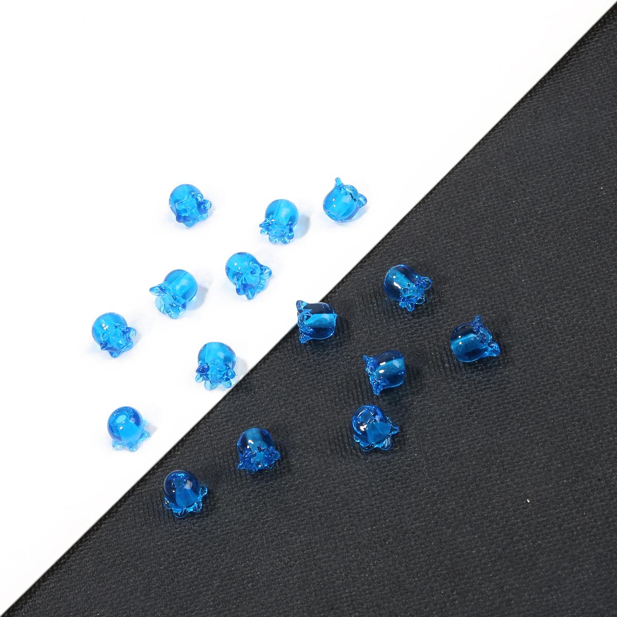 

Хрустальные Стеклянные Бусины Цветок Лилии Свободные Бусины-разделители для DIY Ожерелья Браслета Изготовления Ювелирных Изделий