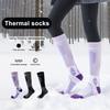 Winter Ski Socks Men Women Thickened Warm Compression Sports Socks Thermal Knee High Socks for Mountaineering Snowboarding Skiing