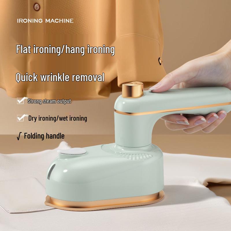 Portable Handheld Folding Garment Steamer & Mini Electric Iron for Travel and Dorm Use