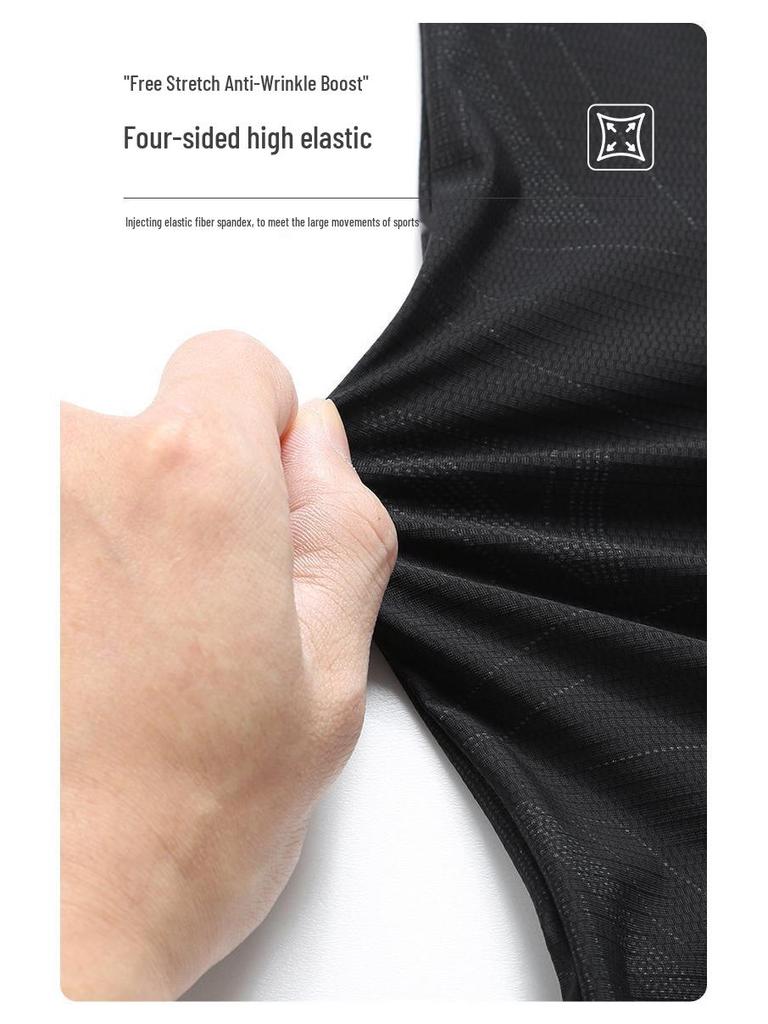 2026 Summer Men's Camouflage Quick Dry Ice Silk T-shirt - Short Sleeve, Casual Outdoor Round Neck