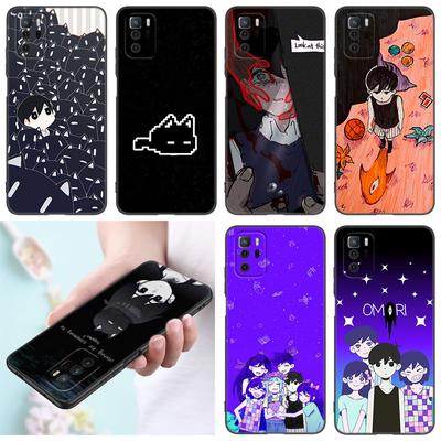 Funda de Teléfono Fanart del Juego Omori Para Xiaomi Redmi Note 7 8 9 10 Lite 11 11E 11T 12 Pro 11S 4G 10T 5G 8T 9S 10S Funda Negra Suave de TPU