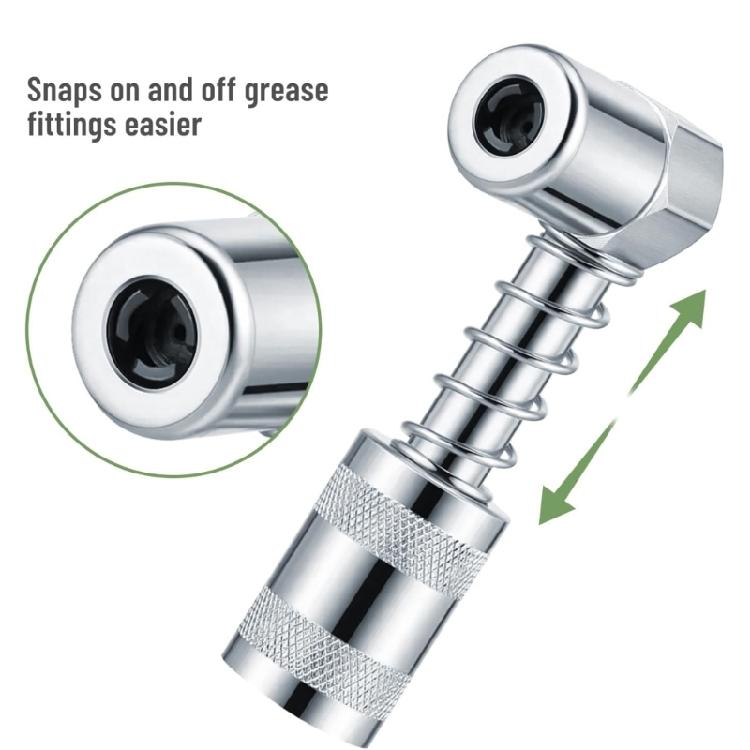 Industrial Grease Needle Nozzle Set with Dispenser and Covers for Efficient Lubrication Mechanical Fittings Repair Shops