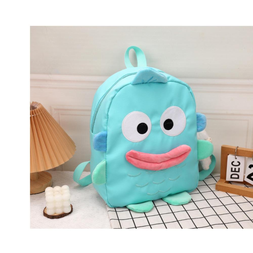 Cute cartoon ugly cute backpack middle school student travel snacks schoolbag personality funny middle school and high school student backpack