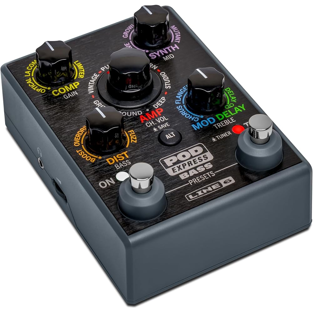 Line 6 Amp Simulator Amp/Effects Processor Multi Effector POD EXPRESS BASS Red