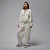 Women's Jordan Sweatshirts Women's Sail White/Sail White Hooded (Non-detachable) Moderate Straight Fit