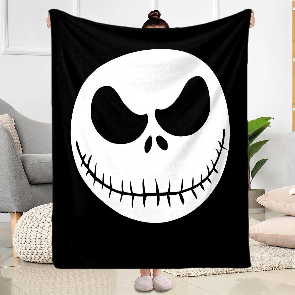 Christmas Nightmare Blanket Warmthful Decor Suitable for Picnics Chair Office for All Occasions Stylish Decor Ideal Gift For Birthday Valentine'S Day