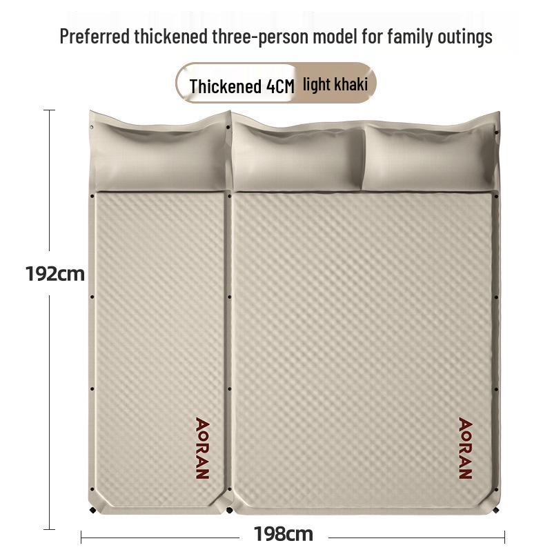 Aufblasbare Campingmatratze: Feuchtigkeitsfeste Isomatte oder Zeltbodenmatte für den Außenbereich