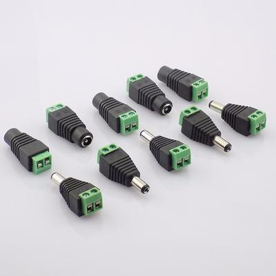 10 paar CCTV Kamera Video Balun Adapter Coax Cat5 Zu BNC DC Strom Männlich Jack Stecker DC Buchse Stecker AV UTP