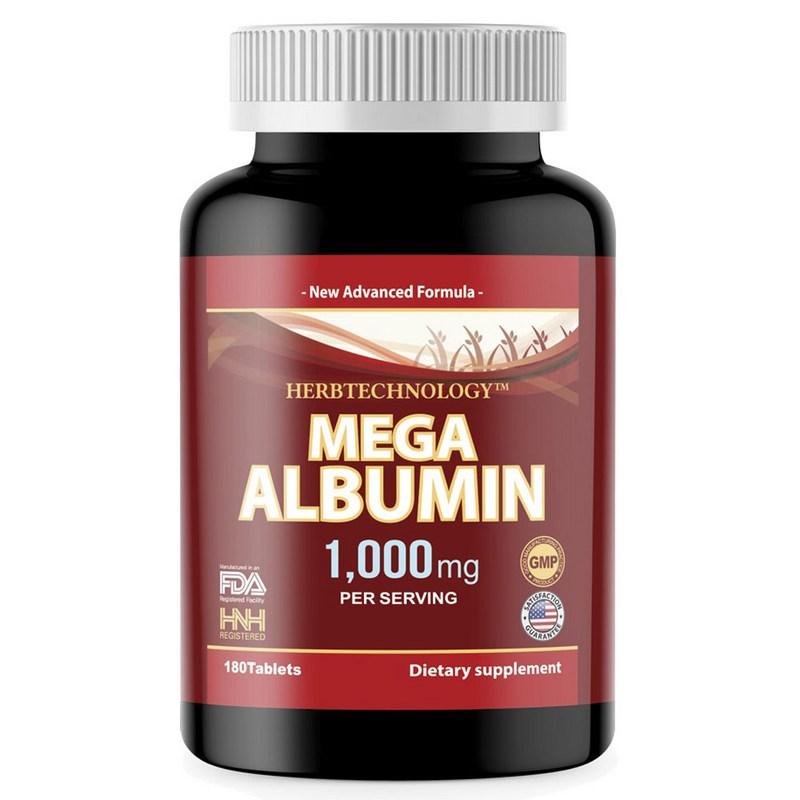 

HNHusa Mega Albumin 1000mg Tablets, 180 Tablets, 1 Piece