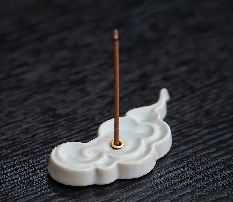 

Ceramic Mini Incense Burner Decoration Tea Ceremony Incense Burner Household Indoor Sandalwood Incense Insertion Seat