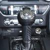 RT-TCZ Carbon Fiber Gear Shift Knob Cover Trim Interior Accessories for Ford Mustang 2015 2016 2017 2018 2019 2020 2021