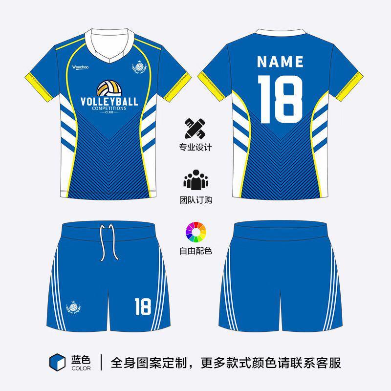 Camisa de Voleibol Personalizável de Manga Curta Unissex