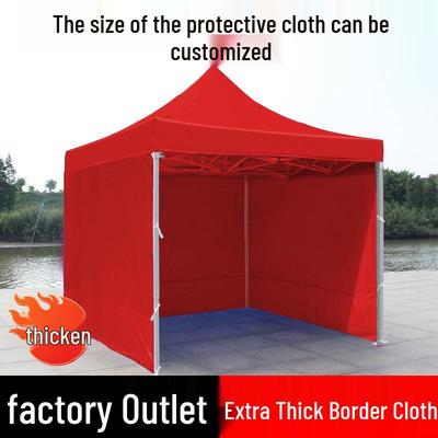 Transparent Tent Side Panel: Windproof & Waterproof Outdoor Canopy Enclosure with Thick Fabric and Durable Edging