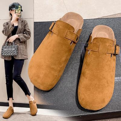Übergröße Damen Europäische & Amerikanische Kork Zehengeschlossene Hausschuhe - Trendige Römisch Inspirierte Halbschuhe für Paare