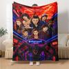 Stranger Things Blanket Warmthful Decor Suitable for Chair Bedding Bed Four Seasons Universal Modern Style Perfect Gift for Relatives and Friends