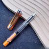 14 Colors Piston Fountain Pen EF/F Nib Plastic Ink Pen Silver Clip PK Hongdian Lanbitou 3059 Office School Supplies Stationery
