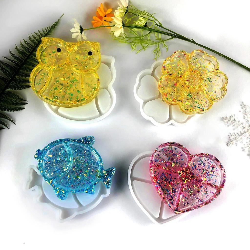 Storage Box Resin Silicone Mold Jewelry Storage Epoxy Mold Jewelry Storage Trinkets Gift Box Casting Molds for DIY Craft