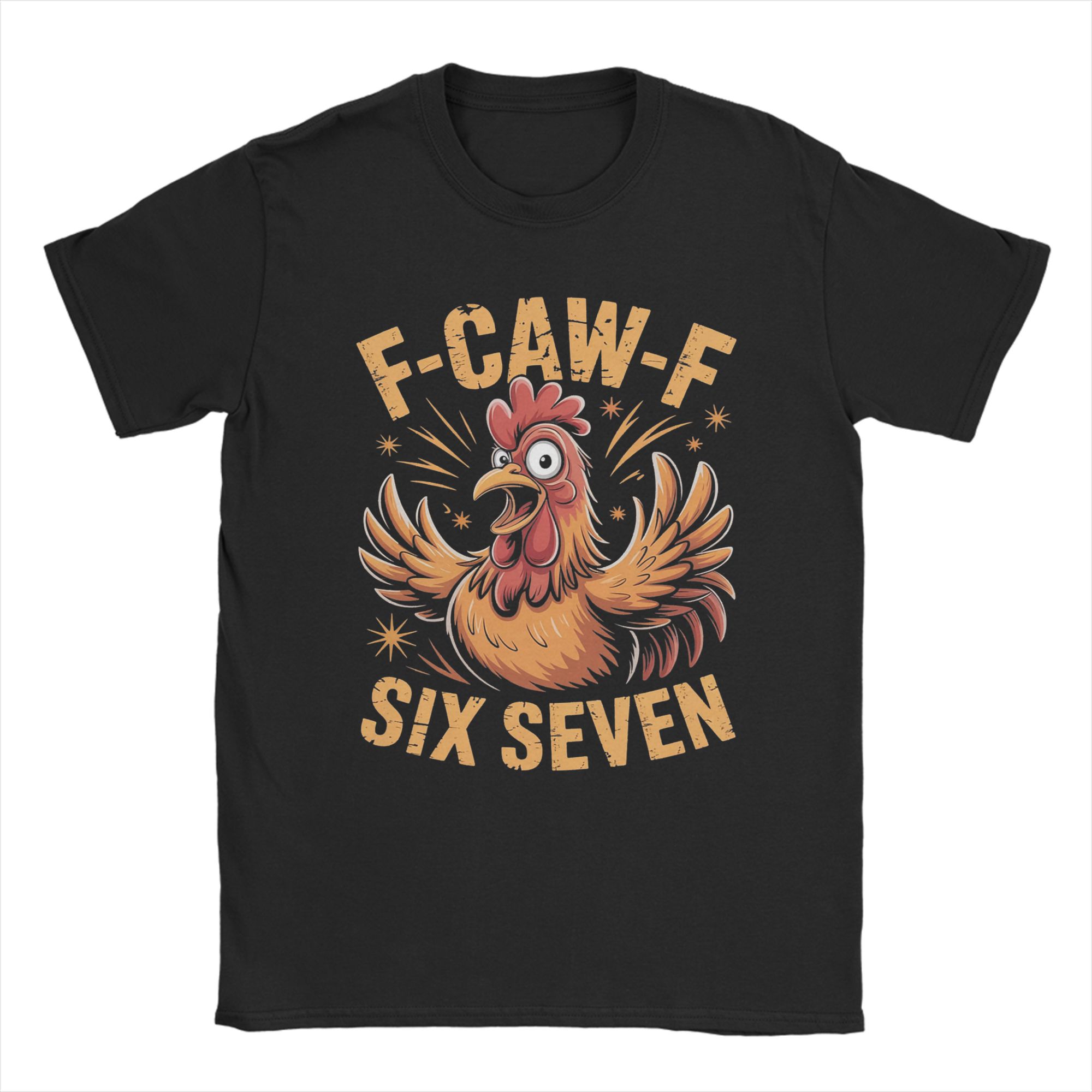 Funny Chicken FCawF Six Seven Graphic T-shirt XXXL