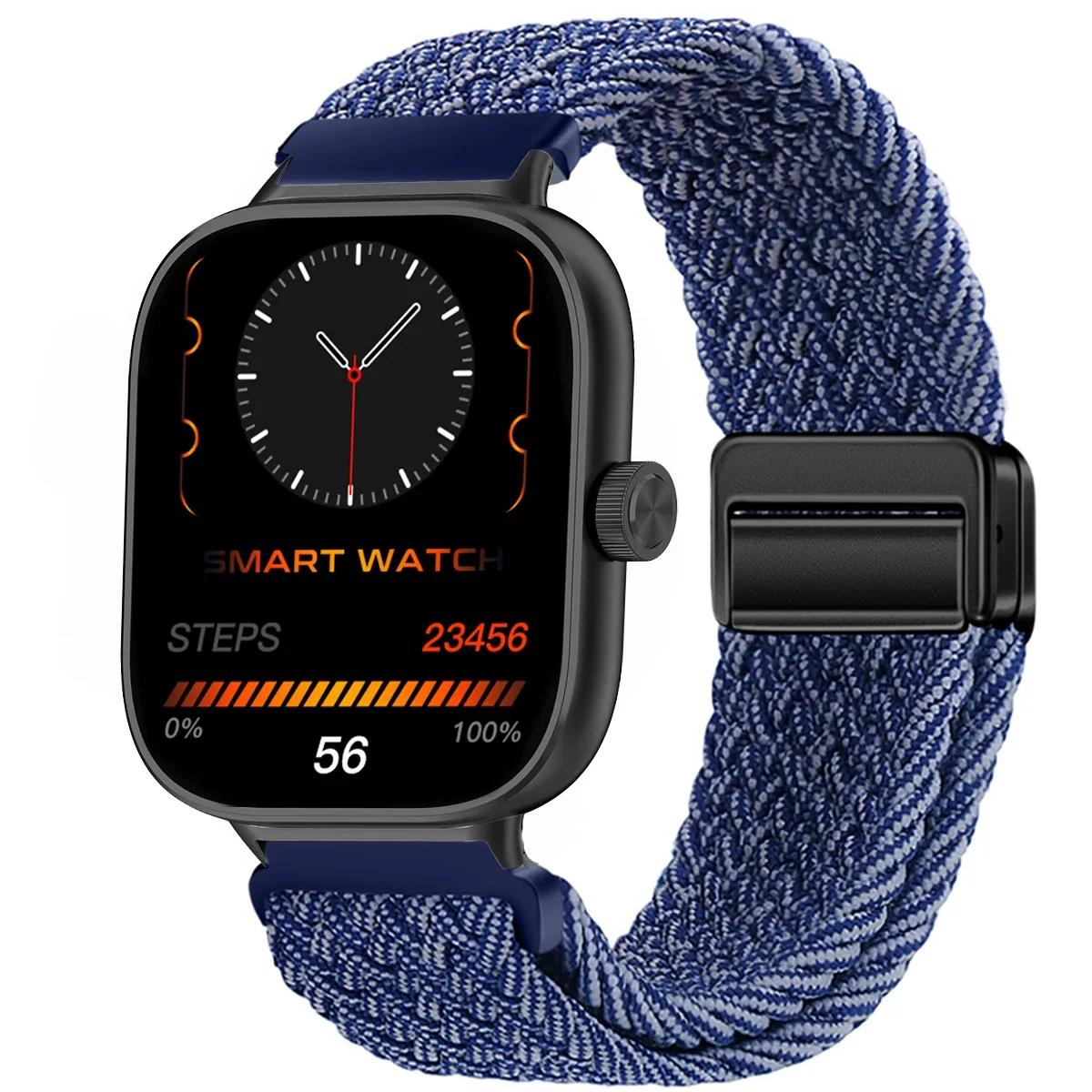 

Магнітна петля для Xiaomi Redmi Watch 5 4 Ремінець Регульований Плетений Спортивний Нейлоновий Замінний ремінець браслет Miband 8pro 9pro ремінець For Redmi watch 4