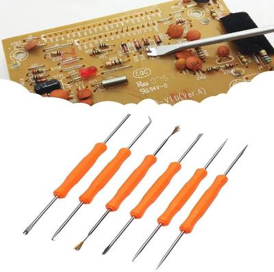 6ks Odpájecí Pomůcka Sada Nástrojů Pájecí Pomůcka Asistenční Nástroje Sada pro Čištění PCB Opravný Nástroj Elektronická Sada pro Podporu Tepla
