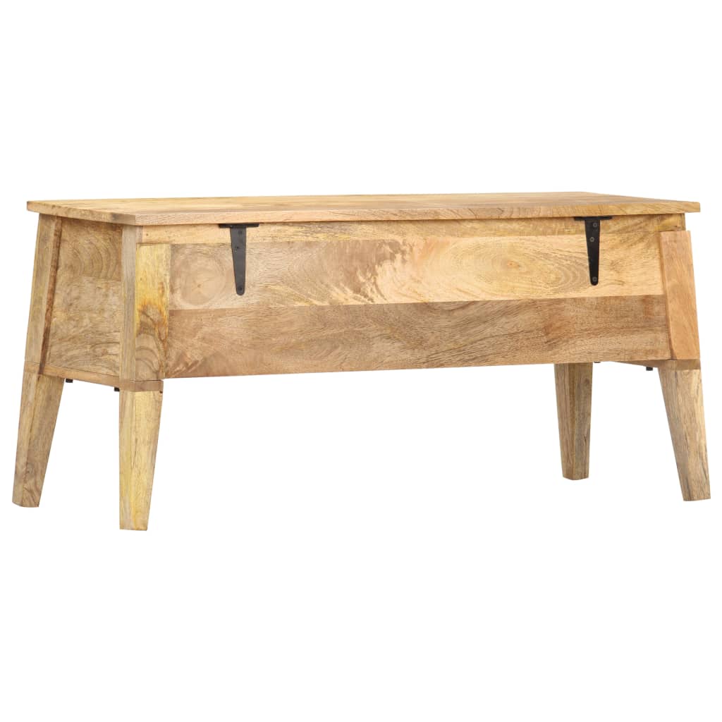 Storage Chest 99 x 35 x 48 cm Solid Mango Wood