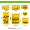Colorful Self-Adhesive Label Paper Stickers (32-100) in Red, Yellow, Blue, Green, and Purple