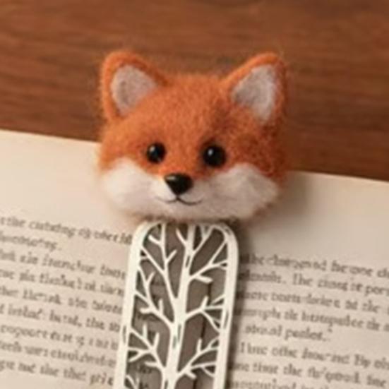 Whimsical Forest Friends Bookmark Felt Page Marker Lightweight Portable Book Marker Graduation Gift for Book Lovers Teachers Students Reading