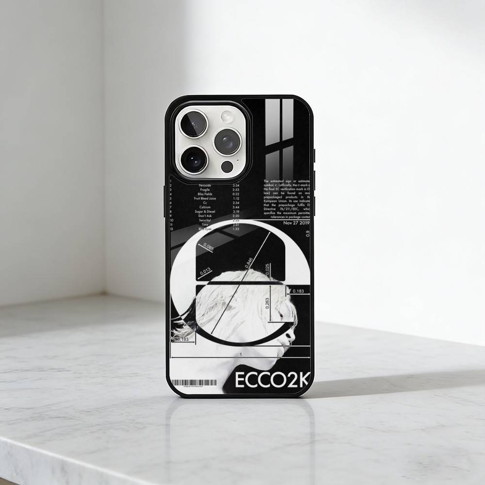 

B-Bladee C-Crest-E-Ecco2K Phone Case For iPhone17,16,15,14,13 Plus,Pro Max Magnetic For Magsafe Wireless Charging iPhone13