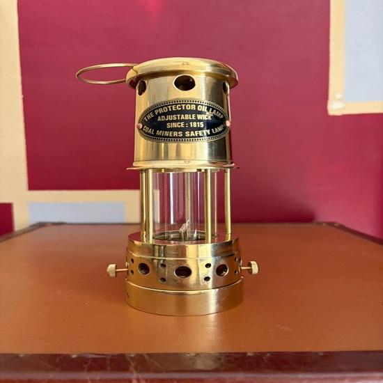 Brass Oil Lamp Adjustable Wick Lantern Nautical Industrial Easter Gift