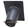 Rain Chain Gutter Adapter Black Stainless Steel Texture Gutter Chain Downspout Rain Chain Integration for Outdoor