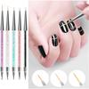5 pcs Nail Art Brushes, Nail Dotting Tool, Nail Art Pens, Drill Drawing Nails Brush Pen for Nail Art Tools