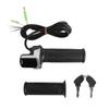 24/36/48/60V Throttle Handlebar Grip Power Speed Rotary With Key With LCD Battery Display For Electric Scooter Bike Parts