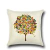 Fashionable Pillows Pastoral Fresh Cartoon Flower Tree Pattern Pillow Creative Home Pillow Case Does Not Include Core