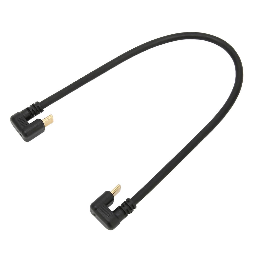 Datenverlängerungskabel 10Gbps Vergoldet Schnell Winkel Stecker auf Stecker USB 3.1 Typ C Kabel 11,8 Zoll