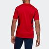 Adidas Arsenal T Shirts Men's Red V Neck Moderate Straight Fit EH5701